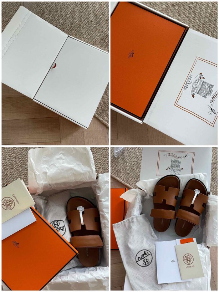Unboxing di scarpe eleganti in packaging di lusso con dettagli curati e stile raffinato.