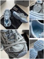 Sneakers moderne blu con design elegante, materiali di qualità e dettagli stylish per ogni occasione.