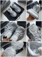 Scarpe da ginnastica grigie moderne, comfort e stile per sport e uso casual.