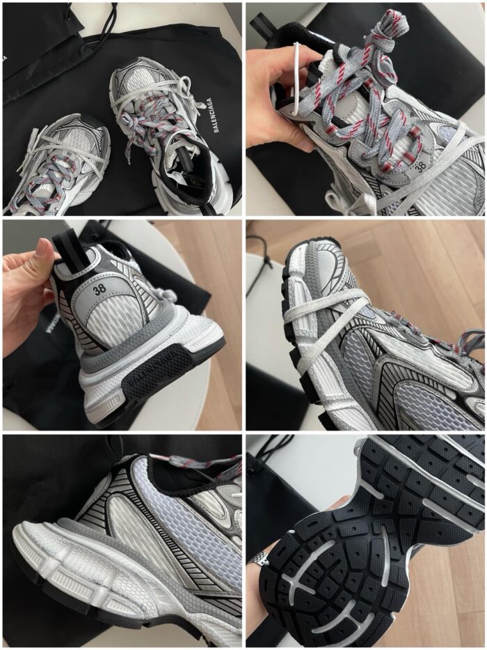 Scarpe sportive moderne in suede con suola antiscivolo e design aerodinamico, perfette per il fitness.