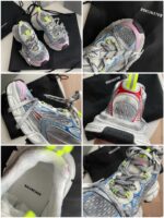 Sneaker sportive colorate, design innovativo, supporto stabile e elegante per uno stile dinamico.
