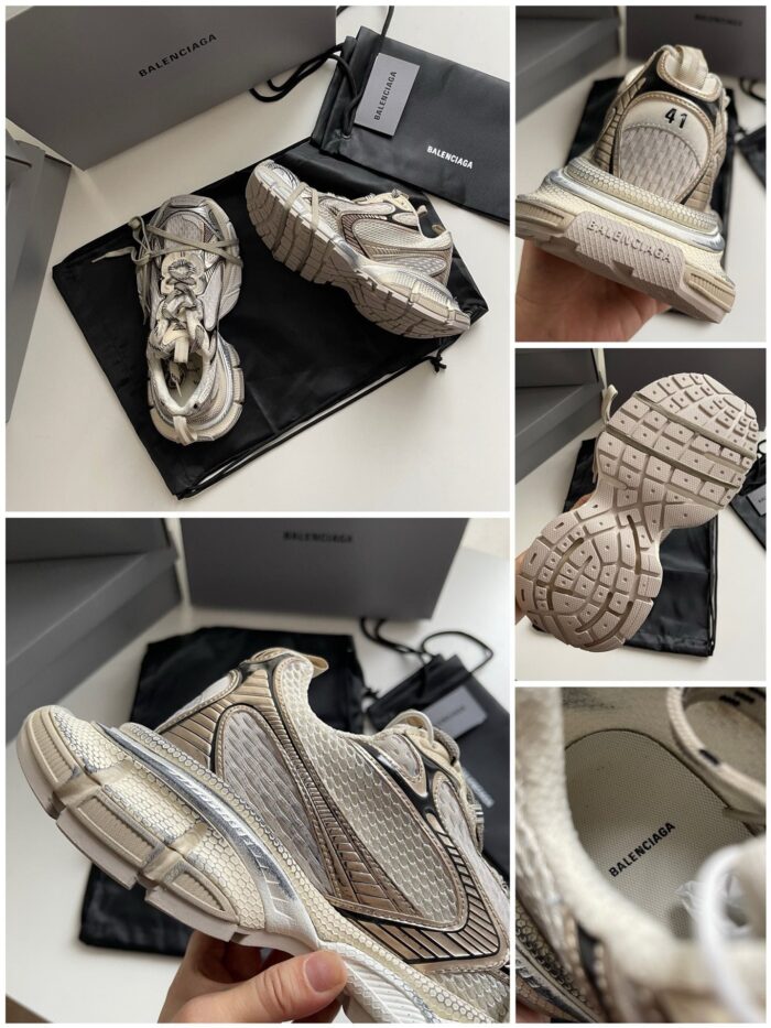 Sneakers di lusso moderne con dettagli di design elegante e suola performante, accompagnate da accessori di classe.