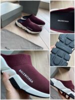 Sneakers Balenciaga Burgundy moderne e di lusso con design innovativo e comfort elevato.