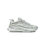 Scarpe da ginnastica moderne grigie, stile streetwear, comfort e design elegante per ogni outfit.