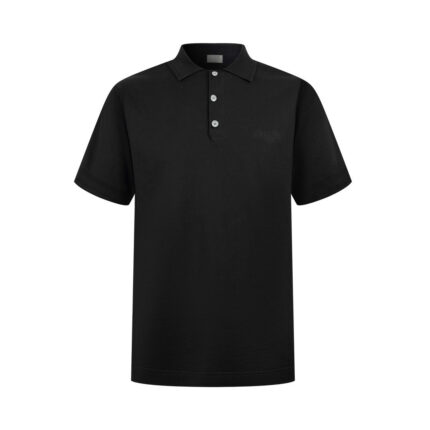 Maglietta polo nera uomo classica, versatile, elegante e ideale per ogni occasione.