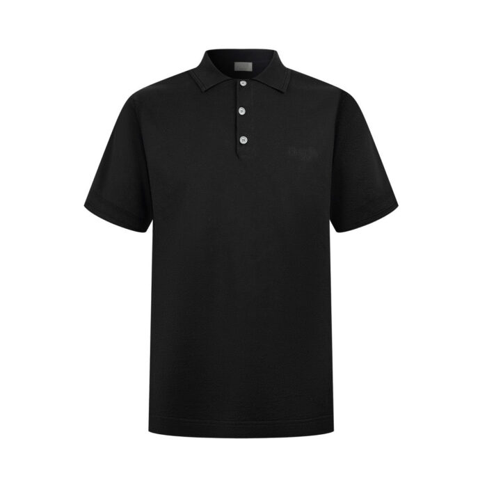 Maglietta polo nera uomo classica, versatile, elegante e ideale per ogni occasione.