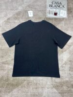 Maglietta nera Casa Blanca, stile casual elegante, cotone, senza maniche, perfetta per ogni occasione.
