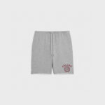 Shorts grigi casual eleganti con logo Celine, cotone morbido, stile minimalista e sofisticato.