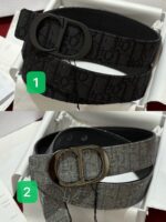 Cinture Dior nere e grigie di lusso, stile elegante e design iconico per ogni outfit.