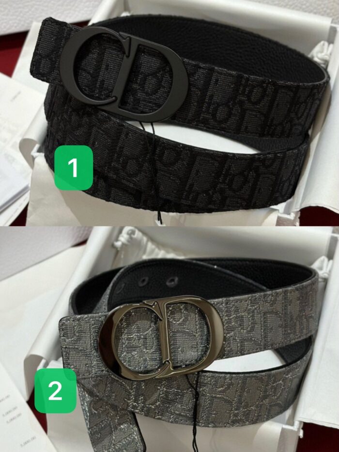 Cinture Dior nere e grigie di lusso, stile elegante e design iconico per ogni outfit.