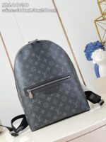 Zaino Louis Vuitton grigio monogramma, elegante e moderno, ideale per ogni stile di vita.