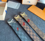 Cinture Louis Vuitton di lusso con design elegante e logo iconico, perfette per uno stile raffinato.