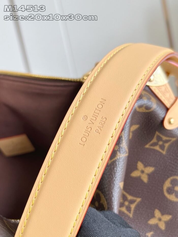 Borsa Louis Vuitton in pelle monogramma, dettagli eleganti e dimensioni compatte per ogni occasione.