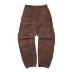 Pantaloni jogger marroni effetto marmorizzato, casual, comodi e di tendenza per ogni occasione.