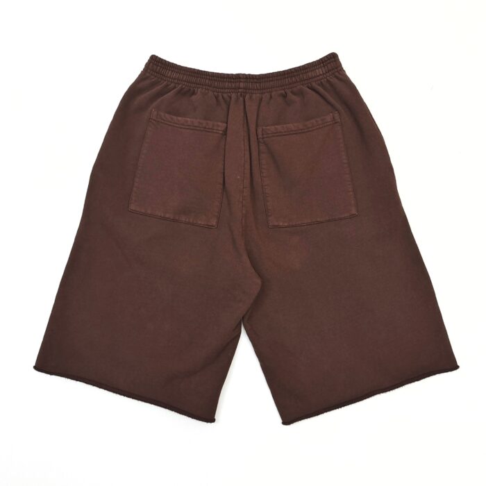 Pantaloncini marroni da donna, elastici, comodi e ideali per estate e attività sportive.