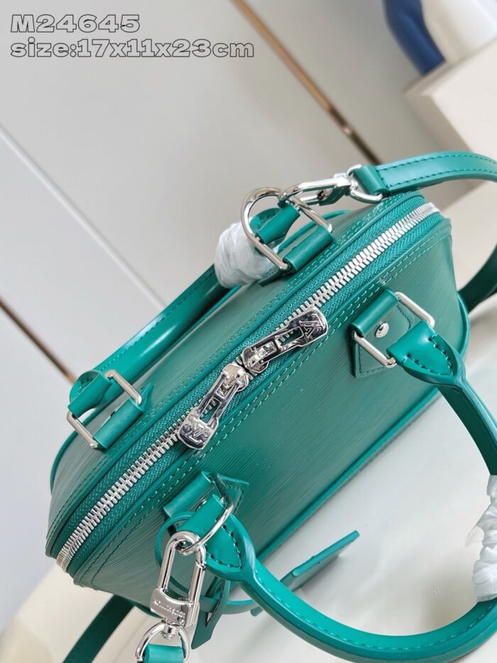 Borsa in turchese elegante, moderna, compatta e versatile con tracolla removibile e dettagli rifiniti.