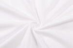 Tessuto bianco in spirale, elegante, morbido, perfetto per moda e arredamento.